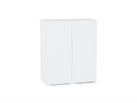 Шкаф верхний с 2-мя дверцами Фьюжн Белый, Silky White, 720, 600 В*Ш*Г 716*600*320, фасад МДФ  Silky White, корпус  Белый ms2510VVT_52035