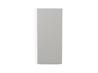 Шкаф верхний торцевой Фьюжн Белый, Silky Light Grey, 920 В*Ш*Г 920*300*306, фасад МДФ  Silky Light Grey, корпус  Белый ms2510VVT_66624