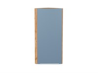 Шкаф верхний торцевой Фьюжн Дуб Вотан, Silky Blue, 920 В*Ш*Г 920*300*306, фасад МДФ  Silky Blue, корпус  Дуб Вотан ms2510VVT_60842
