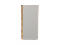Шкаф верхний торцевой Фьюжн Дуб Вотан, Silky Light Grey, 920 В*Ш*Г 920*300*306, фасад МДФ  Silky Light Grey, корпус  Дуб Вотан ms2510VVT_66626
