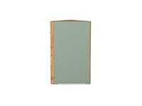 Шкаф верхний торцевой Фьюжн Дуб Вотан, Silky Mint, 720 В*Ш*Г 716*300*306, фасад МДФ  Silky Mint, корпус  Дуб Вотан ms2510VVT_60846
