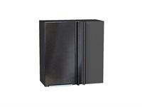 Шкаф верхний прямой угловой Фьюжн Graphite, Anthracite, 720, 700 В*Ш*Г 716*700*345, фасад МДФ  Anthracite, корпус  Graphite ms2510VVT_60158