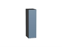 Шкаф верхний бутылочница Фьюжн Graphite, Silky Blue, 720, 200 В*Ш*Г 716*200*320, фасад МДФ  Silky Blue, корпус  Graphite ms2510VVT_51846