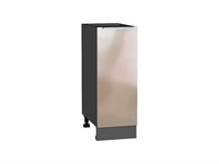 Шкаф нижний с 1-ой дверцей Фьюжн Graphite, Gallant, 300 В*Ш*Г 816*300*480, фасад МДФ  Gallant, корпус  Graphite ms2510VVT_36806