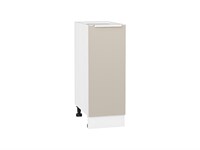 Шкаф нижний с 1-ой дверцей Фьюжн Белый, Cream Silk, 300 В*Ш*Г 816*300*480, фасад МДФ  Cream Silk, корпус  Белый ms2510VVT_71979