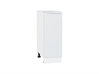 Шкаф нижний с 1-ой дверцей Фьюжн Белый, Silky White, 300 В*Ш*Г 816*300*480, фасад МДФ  Silky White, корпус  Белый ms2510VVT_52149