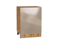 Шкаф нижний с 1-ой дверцей Фьюжн Дуб Вотан, Gallant, 600 В*Ш*Г 816*600*480, фасад МДФ  Gallant, корпус  Дуб Вотан ms2510VVT_60988
