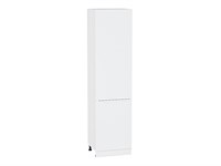 Шкаф пенал с 2-мя дверцами Фьюжн Белый, Silky White, 2340, 600 В*Ш*Г 2336*600*576, фасад МДФ  Silky White, корпус  Белый ms2510VVT_52329