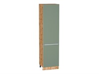 Шкаф пенал с 2-мя дверцами Фьюжн Дуб Вотан, Silky Mint, 2340, 600 В*Ш*Г 2336*600*576, фасад МДФ  Silky Mint, корпус  Дуб Вотан ms2510VVT_60709