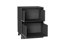 Каркас нижнего шкафа с 2-мя ящиками Н 602 Graphite В*Ш*Г 816*600*462 ms2510VVT_084-0957 (54144)