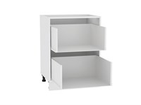 Каркас нижнего шкафа с 2-мя ящиками Н 602 Белый В*Ш*Г 816*600*462 ms2510VVT_084-0049 (29595)
