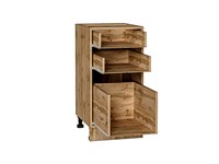 Каркас нижнего шкафа с 3-мя ящиками Н 403 Дуб Вотан В*Ш*Г 816*400*462 ms2510VVT_084-0257 (60535)