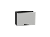 Шкаф верхний горизонтальный Фрейм Graphite, Grey Silk, 360, 500 В*Ш*Г 358*500*324, фасад МДФ  Grey Silk, корпус  Graphite ms2510VVT_68892