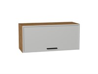 Шкаф верхний горизонтальный Фрейм Дуб Вотан, Grey Silk, 360, 800 В*Ш*Г 358*800*324, фасад МДФ  Grey Silk, корпус  Дуб Вотан ms2510VVT_68891
