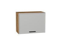 Шкаф верхний горизонтальный Фрейм Дуб Вотан, Grey Silk, 460, 600 В*Ш*Г 458*600*324, фасад МДФ  Grey Silk, корпус  Дуб Вотан ms2510VVT_71684