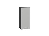Шкаф верхний с 1-ой дверцей Фрейм Graphite, Grey Silk, 720, 300 В*Ш*Г 716*300*324, фасад МДФ  Grey Silk, корпус  Graphite ms2510VVT_68939