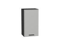 Шкаф верхний с 1-ой дверцей Фрейм Graphite, Grey Silk, 720, 400 В*Ш*Г 716*400*324, фасад МДФ  Grey Silk, корпус  Graphite ms2510VVT_68941