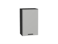 Шкаф верхний с 1-ой дверцей Фрейм Graphite, Grey Silk, 720, 450 В*Ш*Г 716*450*324, фасад МДФ  Grey Silk, корпус  Graphite ms2510VVT_68942