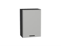 Шкаф верхний с 1-ой дверцей Фрейм Graphite, Grey Silk, 720, 500 В*Ш*Г 716*500*324, фасад МДФ  Grey Silk, корпус  Graphite ms2510VVT_68943