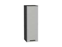 Шкаф верхний с 1-ой дверцей Фрейм Graphite, Grey Silk, 920, 300 В*Ш*Г 920*300*324, фасад МДФ  Grey Silk, корпус  Graphite ms2510VVT_68945