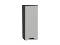Шкаф верхний с 1-ой дверцей Фрейм Graphite, Grey Silk, 920, 350 В*Ш*Г 920*350*324, фасад МДФ  Grey Silk, корпус  Graphite ms2510VVT_68946