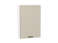 Шкаф верхний с 1-ой дверцей Фрейм Белый, Cream Silk, 920, 600 В*Ш*Г 920*600*324, фасад МДФ  Cream Silk, корпус  Белый ms2510VVT_69808