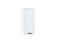 Шкаф верхний с 1-ой дверцей Фрейм Белый, White Silk, 720, 300 В*Ш*Г 716*300*324, фасад МДФ  White Silk, корпус  Белый ms2510VVT_66860