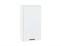 Шкаф верхний с 1-ой дверцей Фрейм Белый, White Silk, 920, 500 В*Ш*Г 920*500*324, фасад МДФ  White Silk, корпус  Белый ms2510VVT_66870