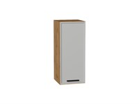 Шкаф верхний с 1-ой дверцей Фрейм Дуб Вотан, Grey Silk, 720, 300 В*Ш*Г 716*300*324, фасад МДФ  Grey Silk, корпус  Дуб Вотан ms2510VVT_68927