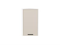 Шкаф верхний торцевой Фрейм Белый, Cream Silk, 720 В*Ш*Г 716*300*310, фасад МДФ  Cream Silk, корпус  Белый ms2510VVT_69813
