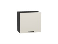 Шкаф верхний горизонтальный Флэт Graphite, Cashmere In 2S, 460, 500 В*Ш*Г 458*500*318, фасад ЛДСП  Cashmere In 2S, корпус  Graphite ms2510VVT_57166