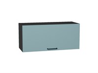 Шкаф верхний горизонтальный Флэт Graphite, Grey-green In 2S, 360, 800 В*Ш*Г 358*800*318, фасад ЛДСП  Grey-green In 2S, корпус  Graphite ms2510VVT_56884