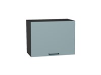 Шкаф верхний горизонтальный Флэт Graphite, Grey-green In 2S, 460, 600 В*Ш*Г 458*600*318, фасад ЛДСП  Grey-green In 2S, корпус  Graphite ms2510VVT_57173