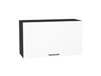 Шкаф верхний горизонтальный Флэт Graphite, White In 2S, 460, 800 В*Ш*Г 458*800*318, фасад ЛДСП  White In 2S, корпус  Graphite ms2510VVT_57162