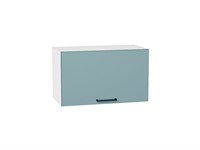Шкаф верхний горизонтальный Флэт Белый, Grey-green In 2S, 360, 600 В*Ш*Г 358*600*318, фасад ЛДСП  Grey-green In 2S, корпус  Белый ms2510VVT_56880
