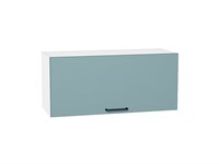 Шкаф верхний горизонтальный Флэт Белый, Grey-green In 2S, 360, 800 В*Ш*Г 358*800*318, фасад ЛДСП  Grey-green In 2S, корпус  Белый ms2510VVT_56881