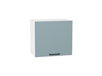 Шкаф верхний горизонтальный Флэт Белый, Grey-green In 2S, 460, 500 В*Ш*Г 458*500*318, фасад ЛДСП  Grey-green In 2S, корпус  Белый ms2510VVT_57169