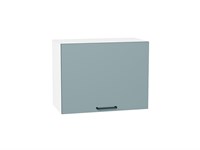Шкаф верхний горизонтальный Флэт Белый, Grey-green In 2S, 460, 600 В*Ш*Г 458*600*318, фасад ЛДСП  Grey-green In 2S, корпус  Белый ms2510VVT_57170