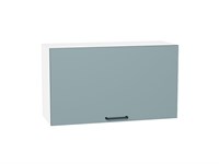 Шкаф верхний горизонтальный Флэт Белый, Grey-green In 2S, 460, 800 В*Ш*Г 458*800*318, фасад ЛДСП  Grey-green In 2S, корпус  Белый ms2510VVT_57171
