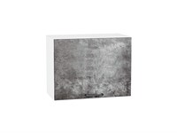 Шкаф верхний горизонтальный Флэт Белый, Temple Stone 2S, 460, 600 В*Ш*Г 458*600*318, фасад ЛДСП  Temple Stone 2S, корпус  Белый ms2510VVT_57179