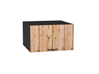 Шкаф верхний горизонтальный глубокий Флэт Graphite, Wotan Oak 2S, 600 В*Ш*Г 358*600*574, фасад ЛДСП  Wotan Oak 2S, корпус  Graphite ms2510VVT_52571