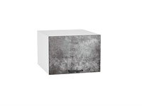 Шкаф верхний горизонтальный глубокий Флэт Белый, Temple Stone 2S, 500 В*Ш*Г 358*500*574, фасад ЛДСП  Temple Stone 2S, корпус  Белый ms2510VVT_52567