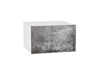 Шкаф верхний горизонтальный глубокий Флэт Белый, Temple Stone 2S, 600 В*Ш*Г 358*600*574, фасад ЛДСП  Temple Stone 2S, корпус  Белый ms2510VVT_52568