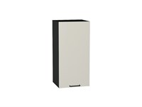 Шкаф верхний с 1-ой дверцей Флэт Graphite, Cashmere In 2S, 720, 350 В*Ш*Г 716*350*318, фасад ЛДСП  Cashmere In 2S, корпус  Graphite ms2510VVT_65157