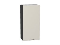 Шкаф верхний с 1-ой дверцей Флэт Graphite, Cashmere In 2S, 920, 450 В*Ш*Г 920*450*318, фасад ЛДСП  Cashmere In 2S, корпус  Graphite ms2510VVT_55770