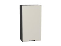 Шкаф верхний с 1-ой дверцей Флэт Graphite, Cashmere In 2S, 920, 500 В*Ш*Г 920*500*318, фасад ЛДСП  Cashmere In 2S, корпус  Graphite ms2510VVT_55771