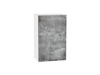 Шкаф верхний с 1-ой дверцей Флэт Белый, Temple Stone 2S, 720, 450 В*Ш*Г 716*450*318, фасад ЛДСП  Temple Stone 2S, корпус  Белый ms2510VVT_52618