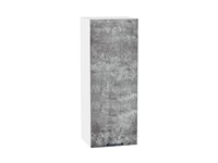 Шкаф верхний с 1-ой дверцей Флэт Белый, Temple Stone 2S, 920, 350 В*Ш*Г 920*350*318, фасад ЛДСП  Temple Stone 2S, корпус  Белый ms2510VVT_65172