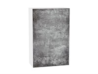 Шкаф верхний с 1-ой дверцей Флэт Белый, Temple Stone 2S, 920, 600 В*Ш*Г 920*600*318, фасад ЛДСП  Temple Stone 2S, корпус  Белый ms2510VVT_52625