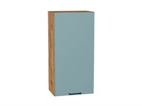 Шкаф верхний с 1-ой дверцей Флэт Дуб Вотан, Grey-green In 2S, 920, 450 В*Ш*Г 920*450*318, фасад ЛДСП  Grey-green In 2S, корпус  Дуб Вотан ms2510VVT_62437